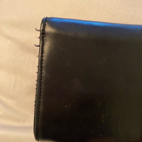 Vintage Noir NYC black leather purse/clutch - Picture 5 of 7